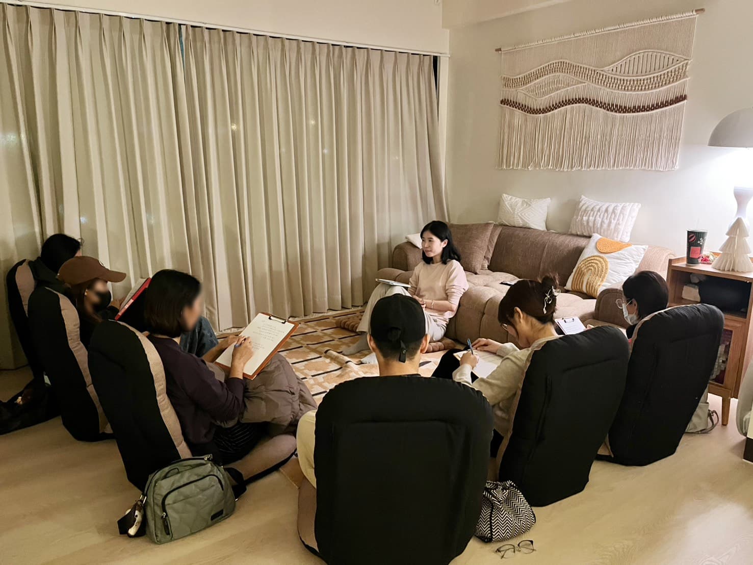 心綻休閒空間瑜伽與身心靈課程實況