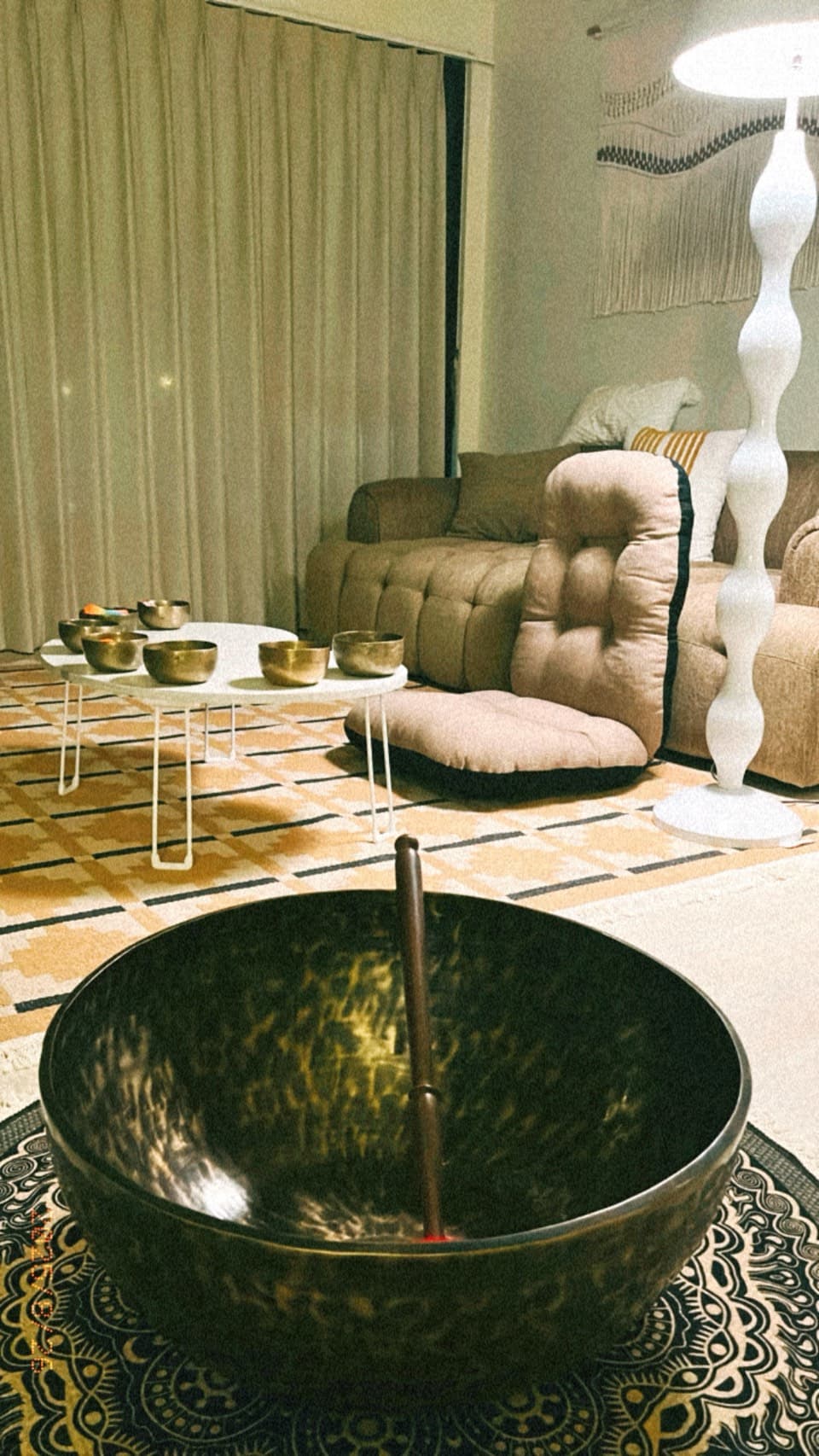 七脈輪能量清理準備現場